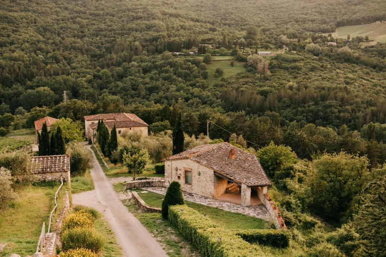 카이오레인챠안티 Castello Di Meleto 게스트하우스 외부 사진